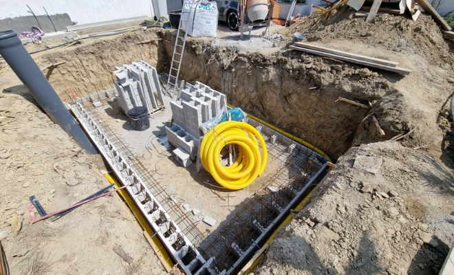 Piscine en béton, Saint-Clément-de-Rivière, RJ Aménagements Extérieurs