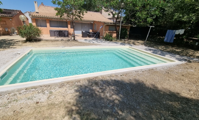 Piscine en béton, Saint-Clément-de-Rivière, RJ Aménagements Extérieurs