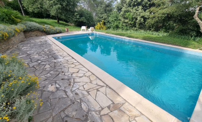 Piscine à coque, Saint-Clément-de-Rivière, RJ Aménagements Extérieurs