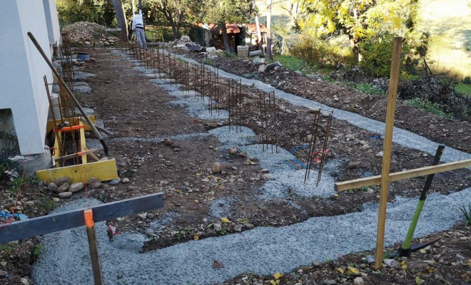 Terrasse en béton, Saint-Clément-de-Rivière, RJ Aménagements Extérieurs