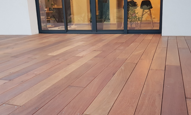 Terrasse en bois, Saint-Clément-de-Rivière, RJ Aménagements Extérieurs