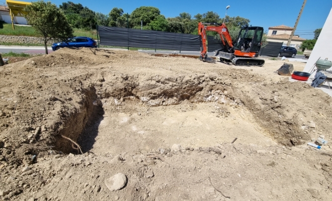 Multiples Terrassement  sur le secteur de Montpellier , Saint-Clément-de-Rivière, RJ Aménagements Extérieurs