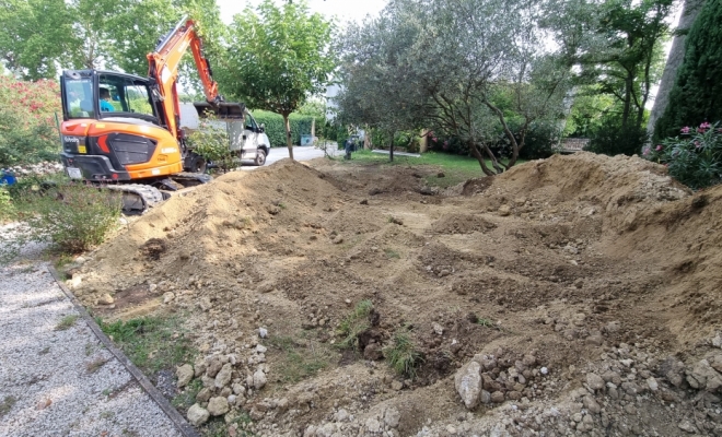 Multiples Terrassement  sur le secteur de Montpellier , Saint-Clément-de-Rivière, RJ Aménagements Extérieurs