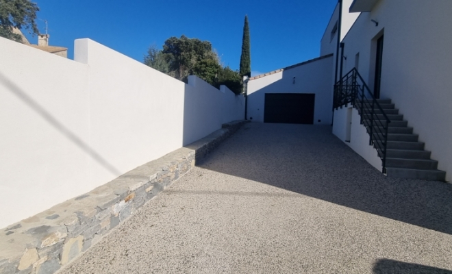 Mur en pierre naturelle , Saint-Clément-de-Rivière, RJ Aménagements Extérieurs